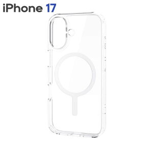 �G���R�� iPhone17 �P�[�X �n�C�u���b�h �J�o�[ �Ռ��z�� MAGKEEP ���͋z�����C�����X�[�d�Ή� �z���C�g PM-A25AMAG02WH
