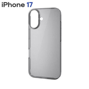�G���R�� iPhone17 �P�[�X �n�[�h �J�o�[ �ɔ� ���C�z���Ή����^���X�e�b�J�[�t �u���b�N PM-A25APV06BK