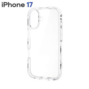 �G���R�� iPhone17 �P�[�X �n�C�u���b�h �J�o�[ �Ռ��z�� �y�� ���^ ���C�z���Ή����^���X�e�b�J�[�t �X�g���b�v�z�[���t �X�g���b�v�z�[���V�[�g�t TOUGH SLIM LITE �N���A PM-A25ATSLACR