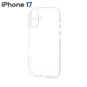 �G���R�� iPhone17 �P�[�X �\�t�g �J�o�[ ���C�z���Ή����^���X�e�b�J�[�t �Ɍ��ی� �N���A PM-A25AUCTKCR