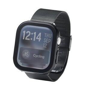 �G���R�� �A�b�v���E�H�b�` �J�o�[ Apple Watch Series 11 / 10 [ 46mm ] �t���J�o�[ �P�[�X �ϏՌ�PC�t���[�� �w��h�~ ��U�h�~ �h�� IPX7 �u���b�N AW-25AFCGEBK