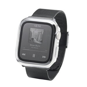 �G���R�� �A�b�v���E�H�b�` �J�o�[ Apple Watch SE ��3���� / ��2���� [ 40mm ] �t���J�o�[ �P�[�X �ϏՌ�PC�t���[�� �w��h�~ ��U�h�~ �N���A AW-25EFCGCR