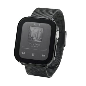 �G���R�� �A�b�v���E�H�b�` �J�o�[ Apple Watch SE ��3���� / ��2���� [ 40mm ] �t���J�o�[ �P�[�X �ϏՌ�PC�t���[�� �w��h�~ ��U�h�~ �h�� IPX7 �u���b�N AW-25EFCGEBK