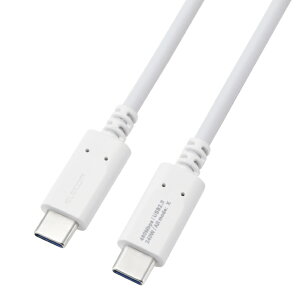 �G���R�� 240W PD EPR USB Type-C �P�[�u�� 1.5m eMarker 480Mbps �z���C�g MPA-CCPE15WH
