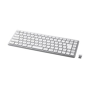 �G���R�� �e���L�[���X ���C�����X�L�[�{�[�h Bluetooth & ����2.4GHz���Ή� ���{��z�� �����^ �[�d�� iPad iPhone Mac Windows�Ή� �p���^�O���t Precisionist �z���C�g TK-PN1075MPWH