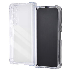GalaxyZ Fold 5 �P�[�X �N���A ���� �ϏՌ� �t���J�o�[ �܂肽���݌^ 360°�ی� �J�o�[ ��̌^ �n�C�u���b�h �M�����N�V�[ SC-55D SCG22 IS-GZFO5OTC1-C