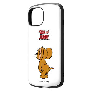 iPhone15 ケース トムとジェリー ジェリー キャラクター グッズ 後ろ姿 スタンダード 耐衝撃 ハイブリッド 保護 スマホ カバー ハード アイフォン アイホン MiA IN-WP41AC4-JRA1