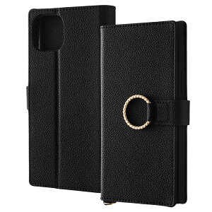 iPhone15Plus 蒠^ P[X O xg ubN  Jo[ PU U[ ϏՌ J[h [ |Pbg Xgbvz[ t X^h@\t KAKU Ring IN-P43TBC10-B