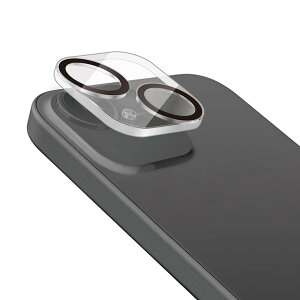 iPhone 15 / 15 Plus �J�����t�B���� �K���X �t���[���t ������ �����K���X �\�ʍd�x10H �w��h�~ �J���������Y�ی�J�o�[ �N���A �G���R�� ELECOM