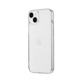 iPhone15Plus iPhone14Plus ケース クリア 透明 ストラップホルダー 付 無地 保護 スマホ カバー シンプル ソフト TPU アイフォン アイホン 2023 2022 6.7inch 2眼 UTILO Soft LN-IA23CSTCL