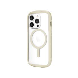 iPhone15Pro ケース クリア 透明 ベージュ ホワイト スターライト ストラップホルダー 付 MagSafe 対応 耐衝撃 MILスペック 無地 保護 スマホ カバー シンプル 軽量 アイフォン アイホン 2023 6.1inch 3眼 Cleary charge LN-IP23PLCCSL