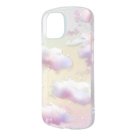 iPhone15 iPhone14 iPhone13 ケース 雲 空 クリア 透明 レイヤー 保護 耐衝撃 スマホ カバー TPU ソフト アイフォン アイホン PIKATEL DT-CP41TC14-SKY1