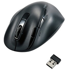 Bluetooth マウス ( 無線 接続可 ) 静音 ワイヤレス 8ボタン チルトホイール付 右手専用 究極の握り心地 抗菌 Mサイズ 充電式 3台 EX-G PRO ブラック エレコム