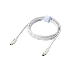 USB Type[C P[u ^Cv C to Type C 1.5m PD 60WΉ fɂ VRf 炩 y PC X}z  Type-C @Ή z zCg ELECOM
