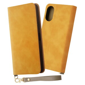 Xperia10VI �蒠�^ �P�[�X �C�G���[ �J�o�[ PU ���U�[ �ϏՌ� �J�[�h ���[ �|�P�b�g �X�g���b�v�z�[�� �t �X�^���h�@�\�t�� �������� Xperia 10 VI �G�N�X�y���A SO-52E SONY �\�j�[ Raffine IN-RXP10M6DML1-Y