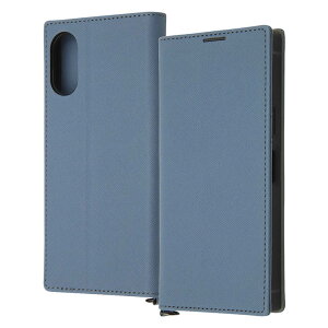 Xperia10VI �蒠�^ �P�[�X �u���[ �� �}�O�l�b�g�s�g�p �J�o�[ PU ���U�[ �ϏՌ� �J�[�h ���[ �|�P�b�g �X�g���b�v�z�[�� �t �X�^���h�@�\�t�� �V���v�� ���n Xperia 10 VI �G�N�X�y���A SO-52E SONY �\