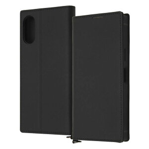 Xperia10VI �蒠�^ �P�[�X �u���b�N �� �}�O�l�b�g�s�g�p �J�o�[ PU ���U�[ �ϏՌ� �J�[�h ���[ �|�P�b�g �X�g���b�v�z�[�� �t �X�^���h�@�\�t�� �V���v�� ���n Xperia 10 VI �G�N�X�y���A SO-52E SONY 