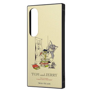 Xperia1VI ケース トムとジェリー 授業 タフィー お絵描き キャラクター グッズ 耐衝撃 スマホ カバー エアクッション ハイブリッド スクエア 角 シルエット フォルム Xperia 1 VI エクスペリア SO-5
