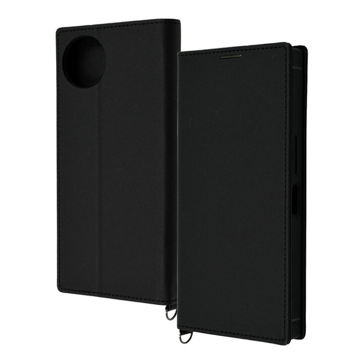 楽天市場】AQUOSwish4 手帳型 ケース ブラック 黒 マグネット不使用  