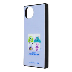 AQUOSwish4 ケース モンスターズインク マイク サリー ブー ランドールボッグス ディズニー ピクサー 集合 スマホ カバー キャラクター グッズ 耐衝撃 ハイブリッド KAKU スクエア AQUOS wish4 SH-52E