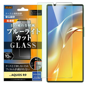 AQUOS R9 tB KXtB 10H u[CgJbg   NA ͂ ANIX SH-51E SHARP V[v KX  ی V[g RT-AQFS2F-SMG