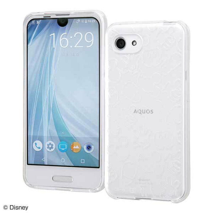 楽天市場 Aquos R Compact Tpuソフトケース ディズニー ミッキー カバー キラキラ クリア アイコン 可愛い ラメ おしゃれ かわいい イングレム Rt Daqrcoa Mkcm クロスロード 楽天市場店