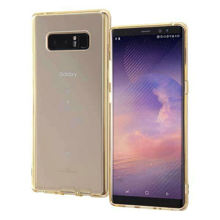 楽天市場】Galaxy Note 8 耐衝撃ケース ゴールド ハイブリッドカバー 