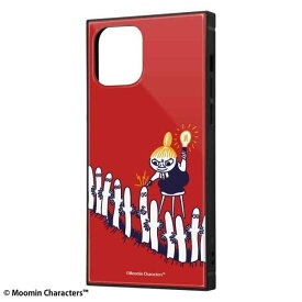 iPhone 12 iPhone 12Pro 耐衝撃ケース ムーミン ミイとニョロニョロ ハイブリッド スクエア 四角 シンプル おしゃれ かわいい キャラ IQ-AP27K3TB-MT013