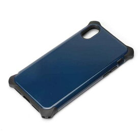 iPhone X ケース ブルー 耐衝撃 カバー ハイブリッド 軽量 シンプル オシャレ おしゃれ PGA
