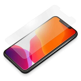iPhone 11 液晶画面保護ガラスフィルム アンチグレア ディスプレイ 硬度9H 強化ガラス 耐衝撃 クリア PGA