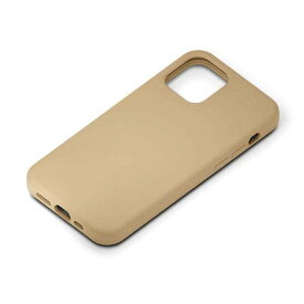 iPhone 12 12Pro ケース ベージュ シリコン ソフト カバー さらさら シルキータッチ シンプル 保護 PGA