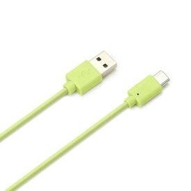 スマートフォン ケーブル 1.2m グリーン USB Type-C USB Type-A コネクタ USBケーブル 充電 通信 スマホ タブレット PGA