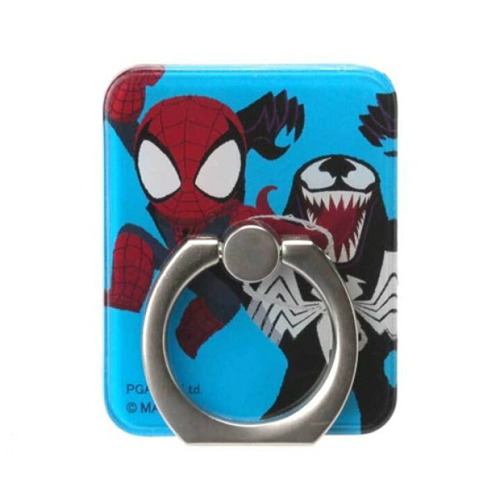 楽天市場 スマートフォン スマホリング Marvel スパイダーマン ヴェノム リングホルダー ホールド 落下防止 スタンド オシャレ おしゃれ かわいい 可愛い Pga クロスロード 楽天市場店
