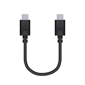 �G���R�� USB Type-C �P�[�u�� �� �}���[�d 0.1m �X�}�z �p�\�R�� �^�u���b�g ���o�C���o�b�e���[ Android �f�[�^�]�� �y USB-IF���K�F�ؕi �z �u���b�N MPA-CC01PNBK