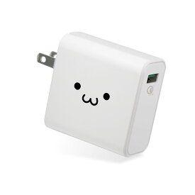 エレコム スマホ充電器 USB充電器 QuickCharge3.0対応 USB1ポート ホワイトフェイス MPA-ACUQ01WF