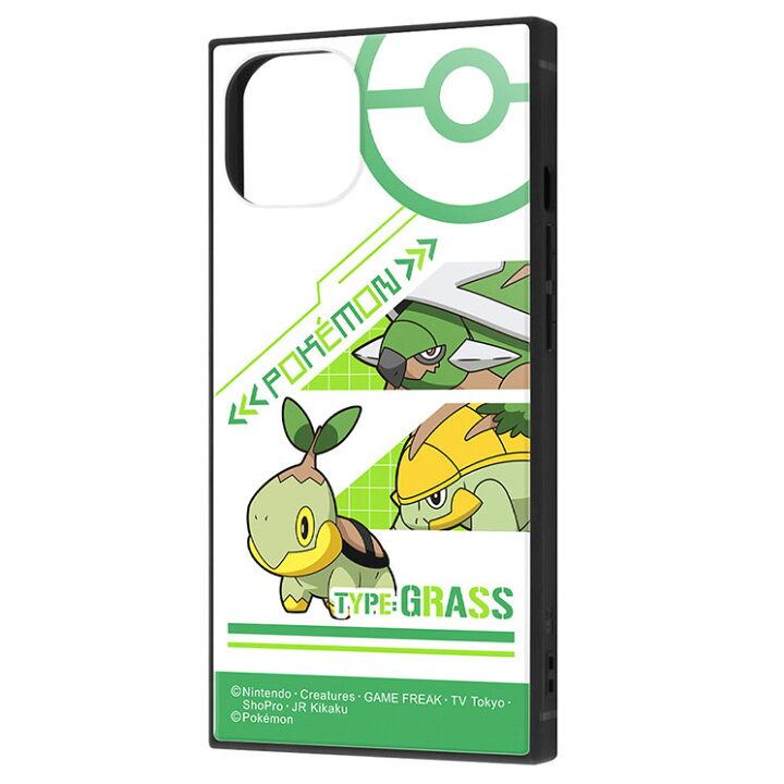 楽天市場 Iphone 13 ケース ポケモン ナエトル 耐衝撃カバー 四角 スクエア かわいい 可愛い おしゃれ オシャレ シンプル キャラ イングレム クロスロード 楽天市場店