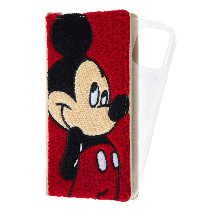 楽天市場 Iphone 13mini 12mini ケース ディズニー ミッキーマウス 手帳型カバー サガラ刺繍 カメラ保護 ミラー 鏡 カードポケット 収納 可愛い かわいい おしゃれ オシャレ キャラ イングレム クロスロード 楽天市場店