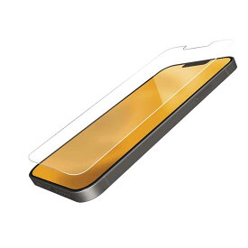 エレコム iPhone 13 iPhone 13Pro 液晶画面保護ガラスフィルム 高透明 指紋防止 貼り付けツール付 アイフォン