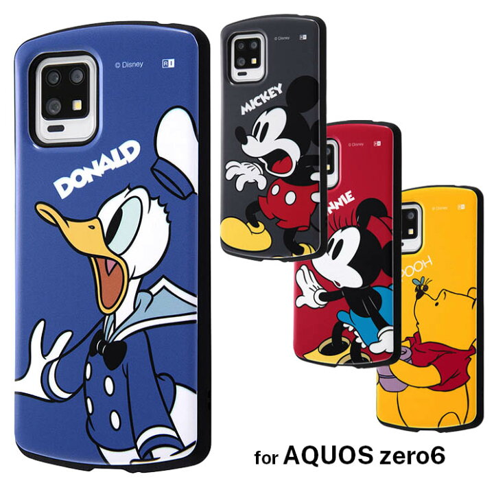楽天市場 Aquos Zero6 ケース ディズニー ミッキーマウス ミニーマウス ドナルドダック プー 耐衝撃 カバー カメラ保護 かわいい 可愛い おしゃれ オシャレ シンプル キャラ イングレム クロスロード 楽天市場店