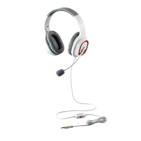 エレコム ヘッドセット オーバーヘッド ゲーミング 両耳 φ3.5mm 4極ミニプラグ PS4 PS5 任天堂スイッチ ホワイト ELECOM