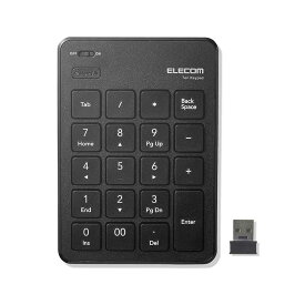 エレコム 無線テンキーパッド パンダグラフ 薄型 ブラック ELECOM