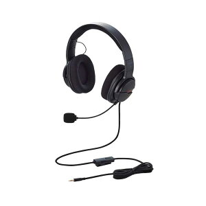 �G���R�� �w�b�h�Z�b�g �I�[�o�[�w�b�h �Q�[�~���O ���� ��3.5mm4�Ƀ~�j�v���O FPS PS5 PS4 �C�V���X�C�b�` �u���b�N ELECOM