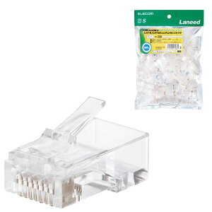 �G���R�� ����pLAN�P�[�u�� RJ45�R�l�N�^ CAT6 CAT6A �P���E�������Ή� 100���� ELECOM