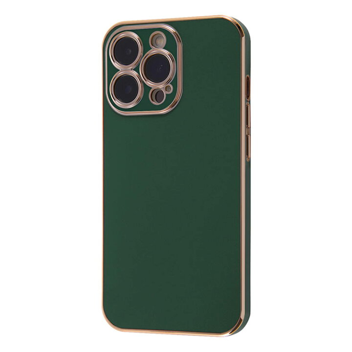 楽天市場】iPhone 13 Pro ケース グリーン ピンクゴールド TPUソフト 
