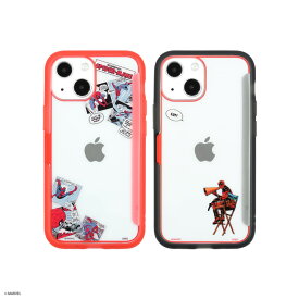 iPhone 13mini ケース MARVEL スパイダーマン デッドプール SHOWCASE+ カバー クリア 透明 シンプル かわいい 可愛い おしゃれ オシャレ キャラ グルマン