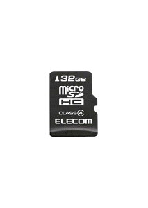 エレコム マイクロSD カード 32GB Class4 SD変換アダプタ付 データ復旧サービス ELECOM