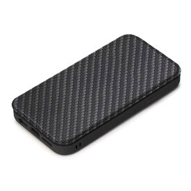 iPhone SE 第3世代 第2世代 8 7 6s 6 ケース カーボン調ブラック ガラスフリップカバー クリア 透明 カードポケット かわいい 可愛い おしゃれ オシャレ シンプル PGA