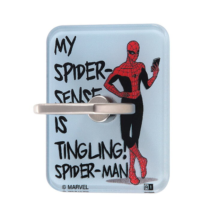 楽天市場 スマートフォン スマホリング Marvel マーベル スパイダーマン バンカーリング 落下防止 スタンド かわいい かっこいい カッコイイ おしゃれ オシャレ シンプル キャラ イングレム クロスロード 楽天市場店