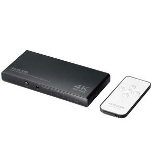 GR HDMI ؑ֊ USB Type-C×1 ^CvA×4 1o 4K 60Hz HDMI2.0b ~[O Rt ELECOM