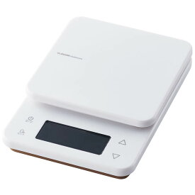 エレコム キッチンスケール デジタルスケール 計量器 はかり 最大3kg 0.5g単位 バックライト付き カロリー計測 炭水化物量計測 3種登録可 ごはん+2種 ホワイト